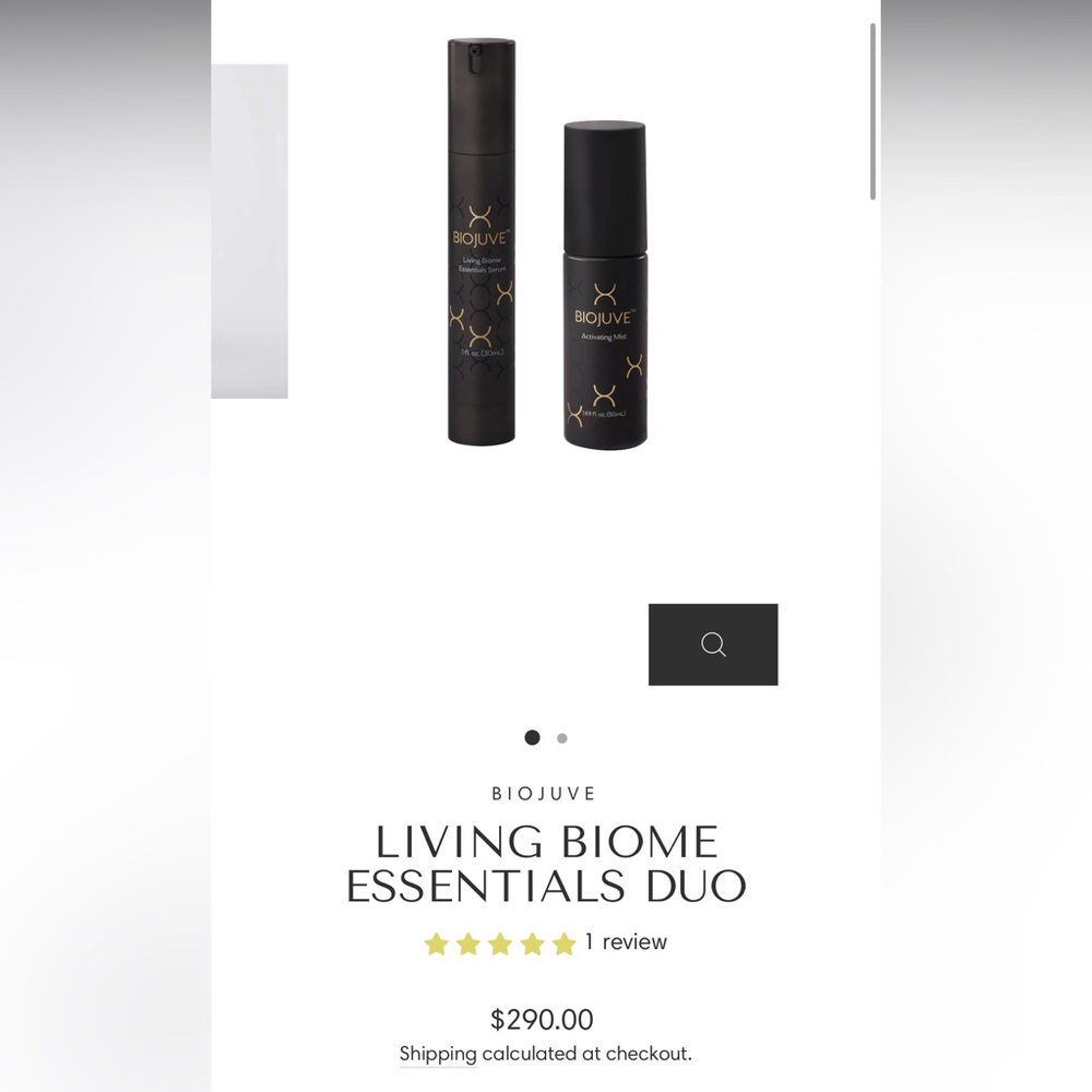 Biojuve LIVING BIOME ESSENTIALS DUO (brand new)